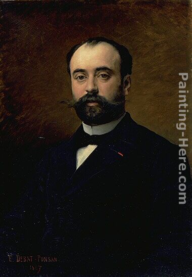 Portrait du Professeur Paul Redard painting - Edouard Bernard Debat-Ponsan Portrait du Professeur Paul Redard art painting